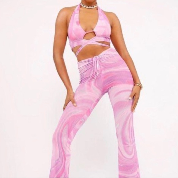 Tiger Mist psychedelic pink & purple set (worn once) - Picture 1 of 4